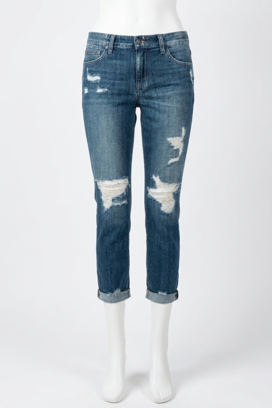 NEW JOE'S JEANS billie boyfriend slip crop jeans in rika